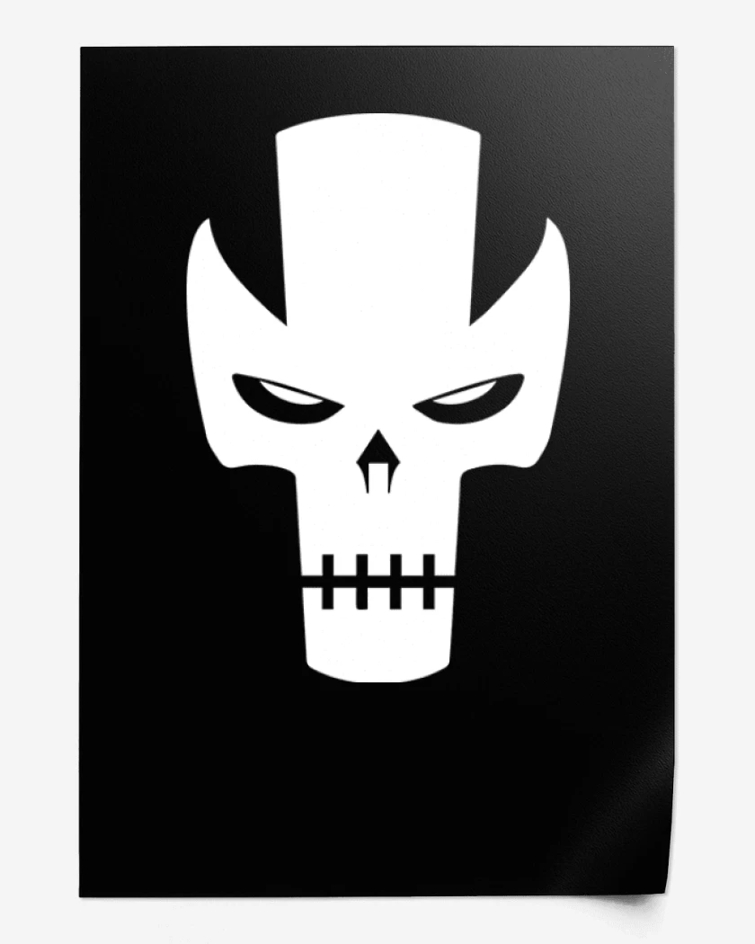 Print Negro de Crossbone
