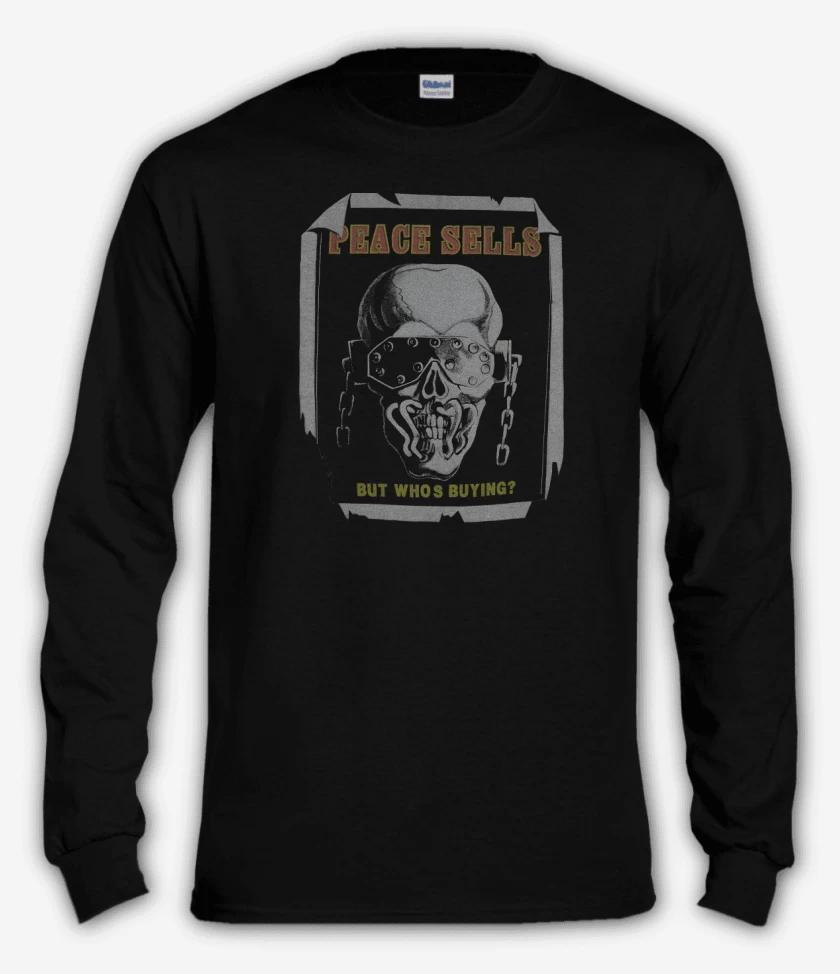 Polera manga larga Negro de Se Vende Paz