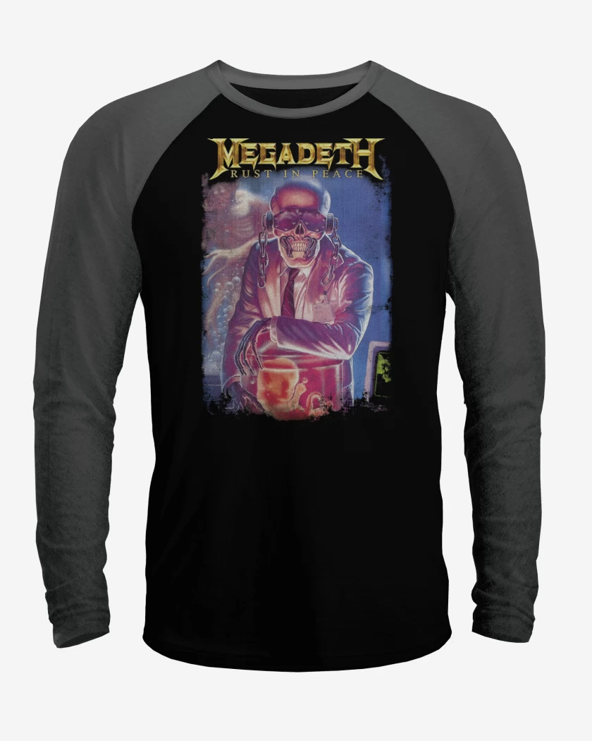 Polera Raglan RIP Megadeth