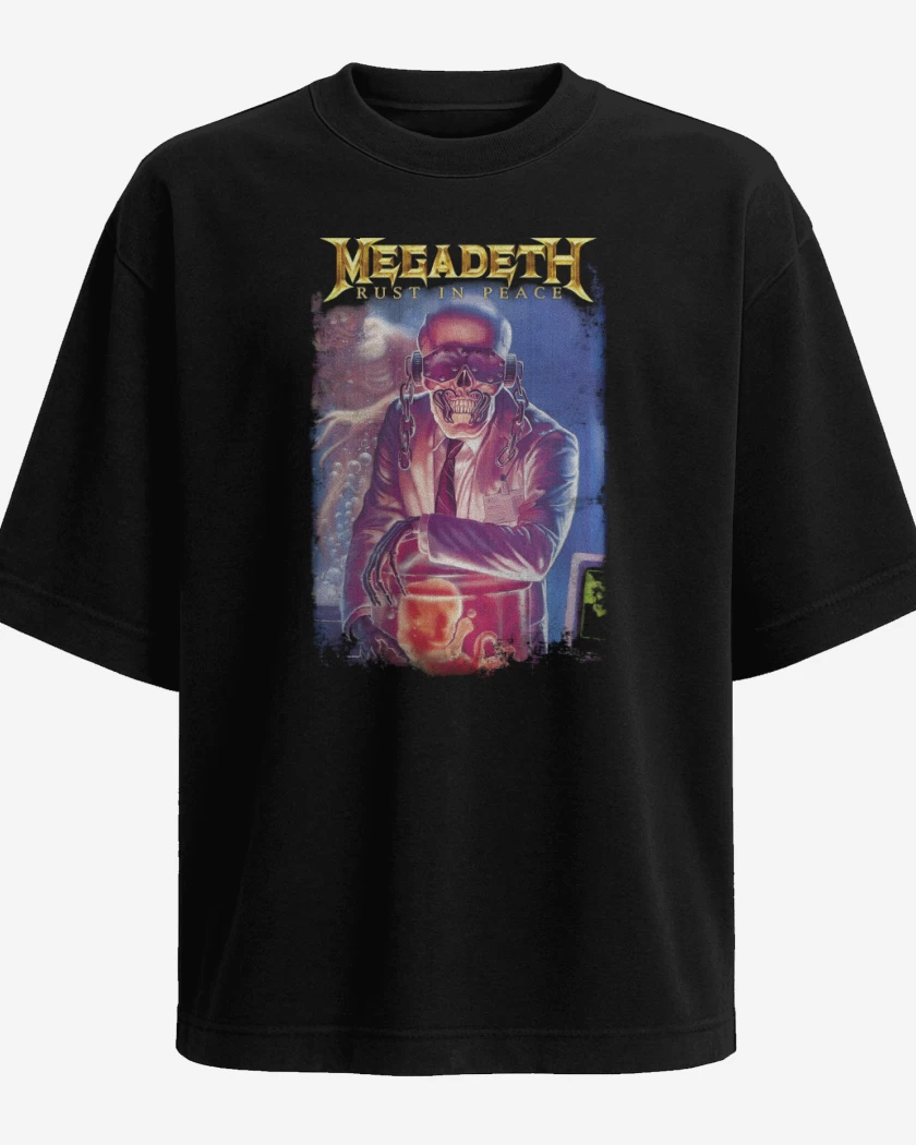 Polera Oversize RIP Megadeth