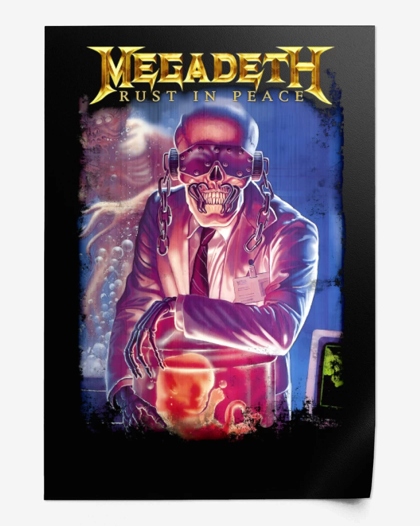 Print RIP Megadeth