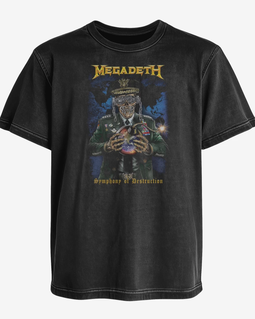 Polera desgastada Symphony of Destruction