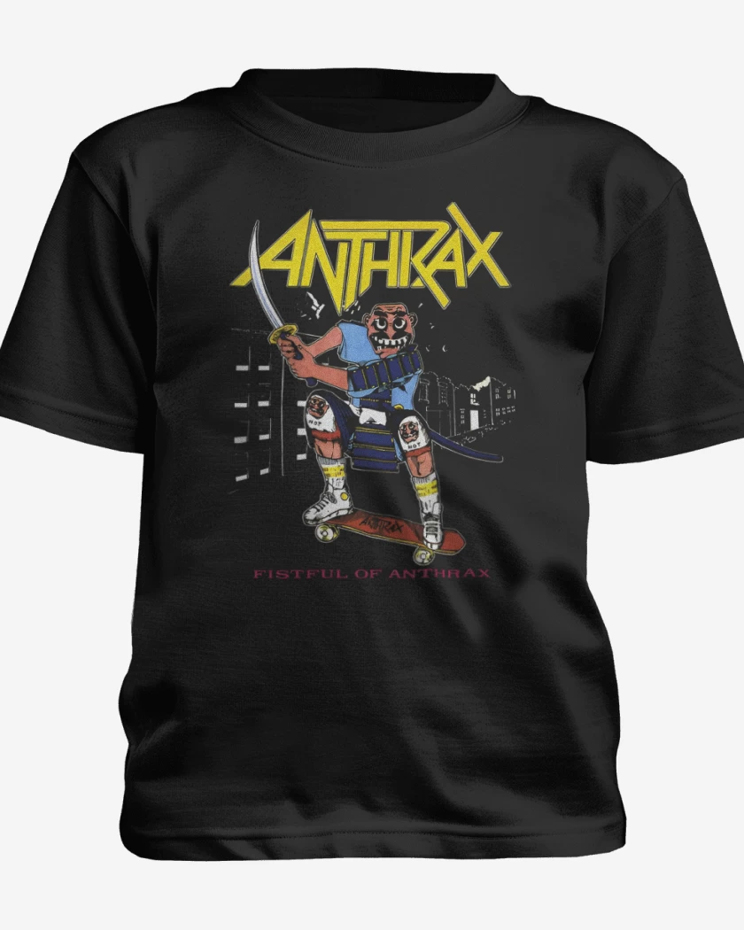 Polera de niño Negro de Fistful of Anthrax