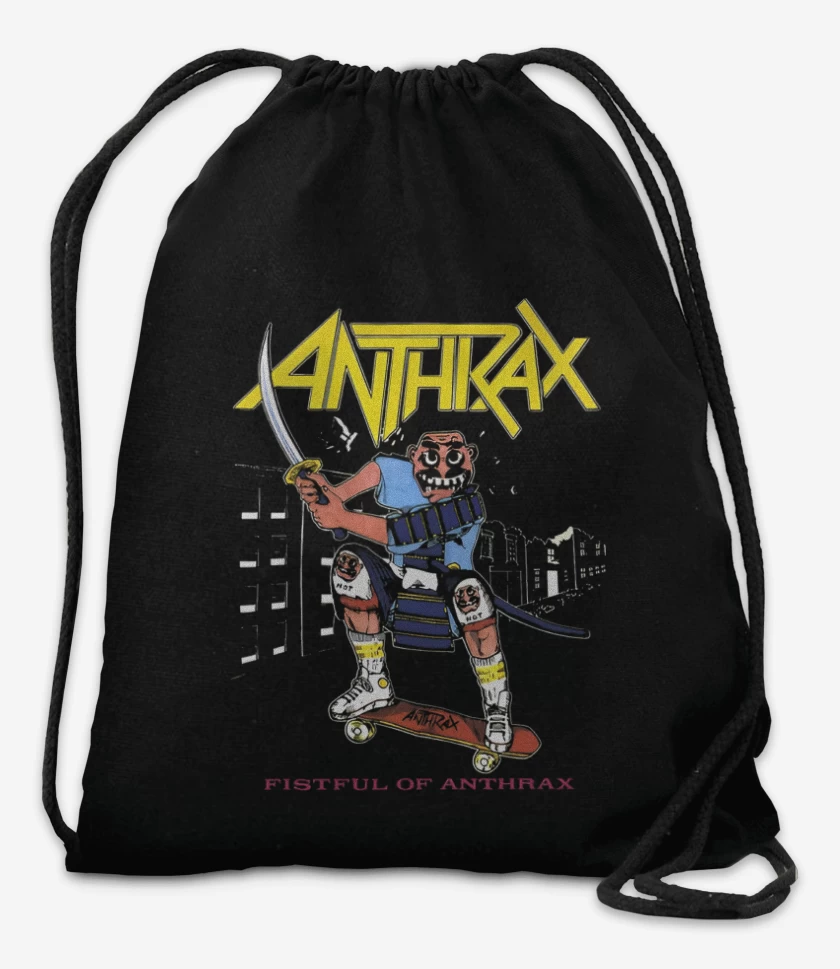 Mochila Negro de Fistful of Anthrax
