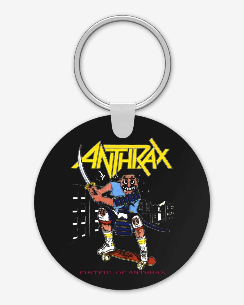 Llavero Negro de Fistful of Anthrax