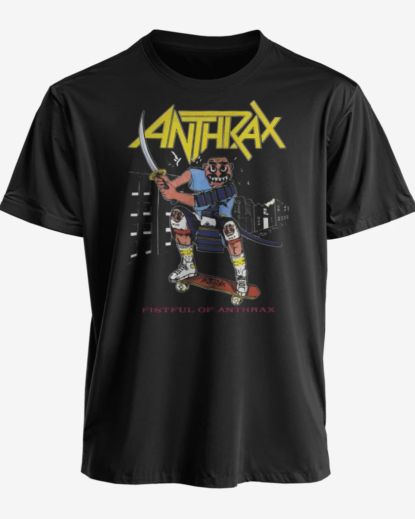 Polera premium Negro de Fistful of Anthrax