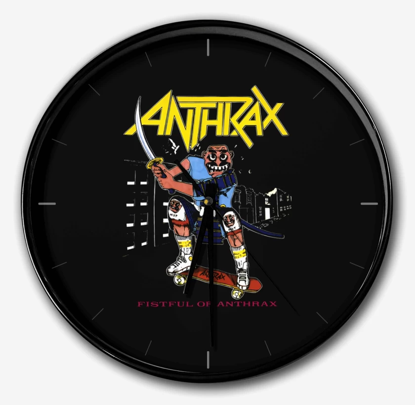Reloj Negro de Fistful of Anthrax