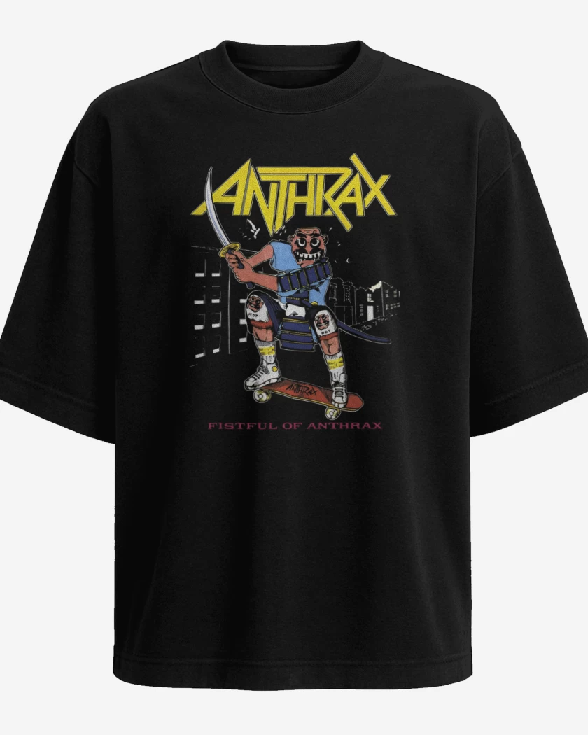 Polera Oversize Fistful of Anthrax