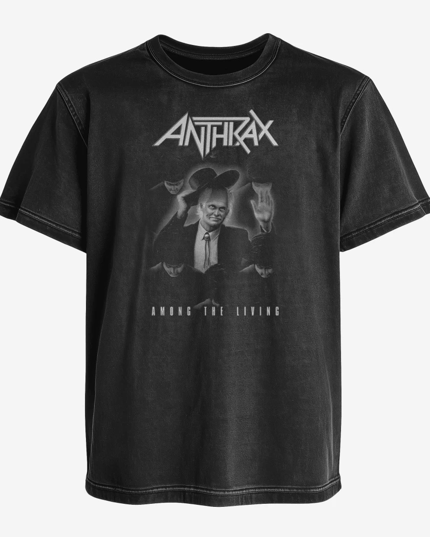 Polera desgastada Negro de Among The Living