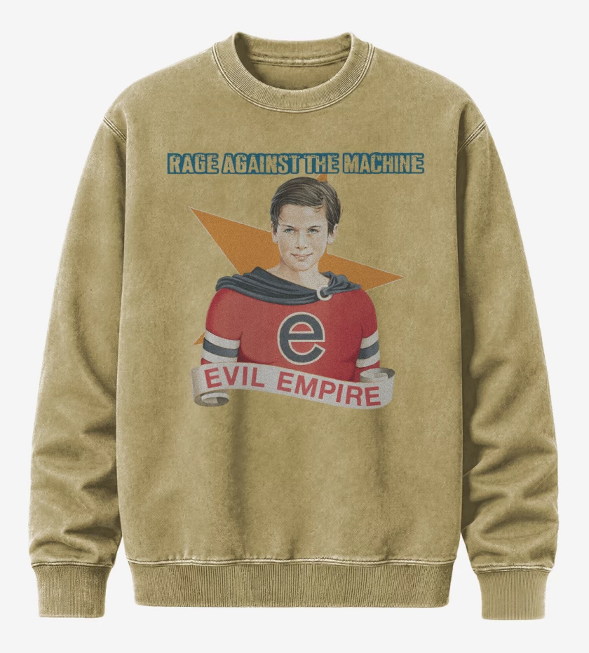 Poleron Polo Acid Wash Beige de Evil Empire