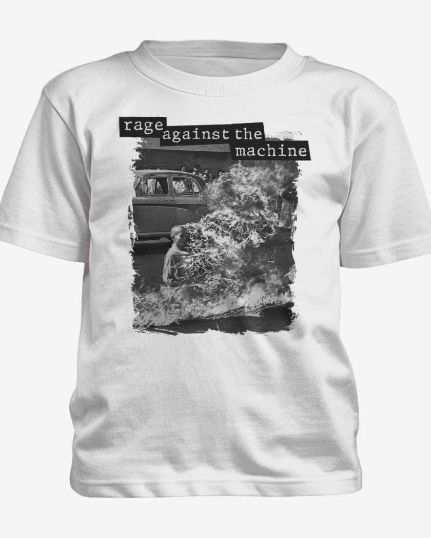 Polera de niño Blanco de Rage Against The Machine ST