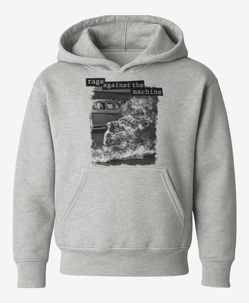 Poleron de niño Gris Melange de Rage Against The Machine ST
