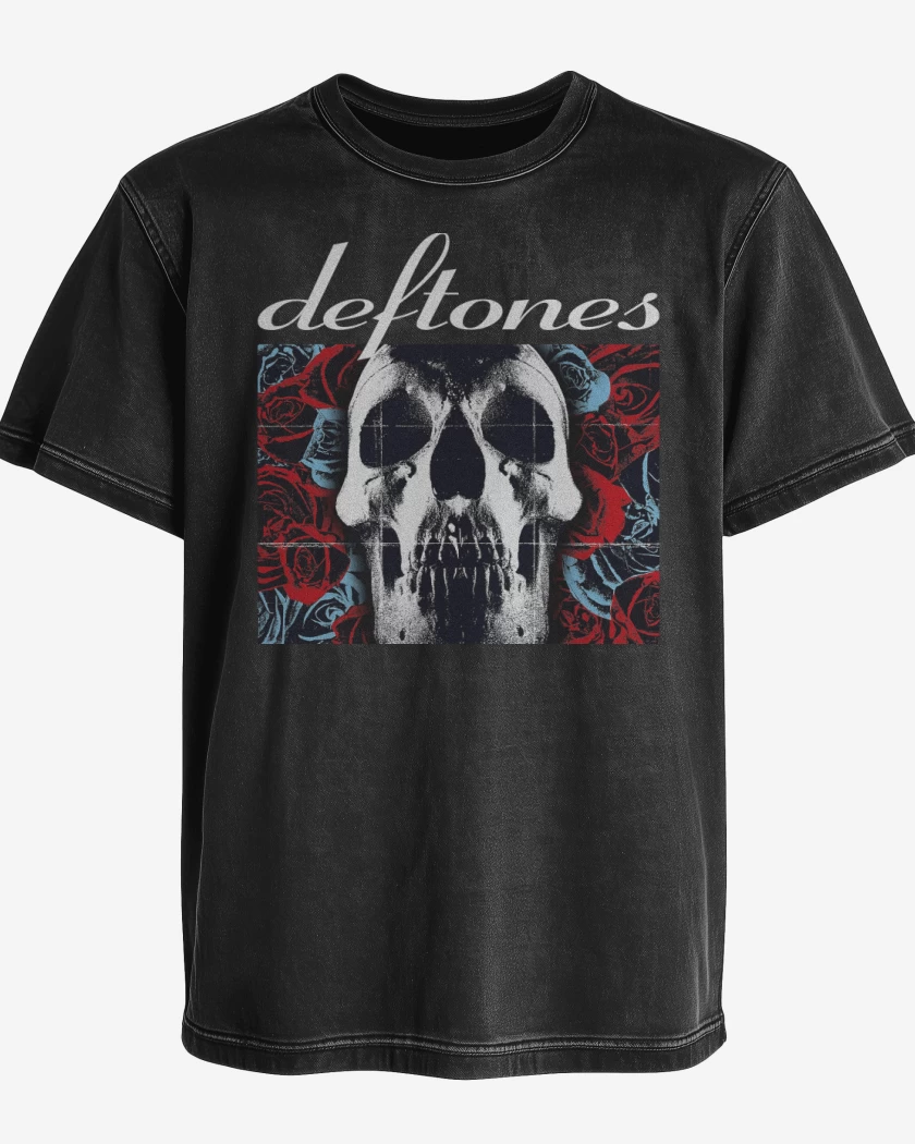 Polera desgastada Deftones 2003 N