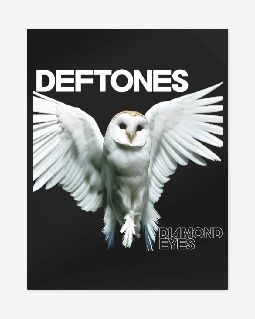 Print metalico Negro de Diamond Eyes