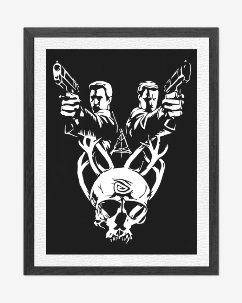Cuadro decorativo Negro de True D