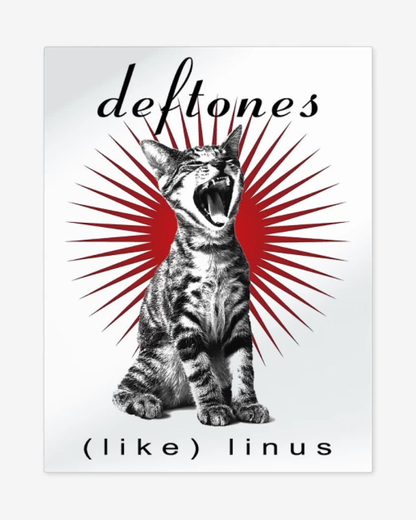 Print metalico Blanco de Like Linus