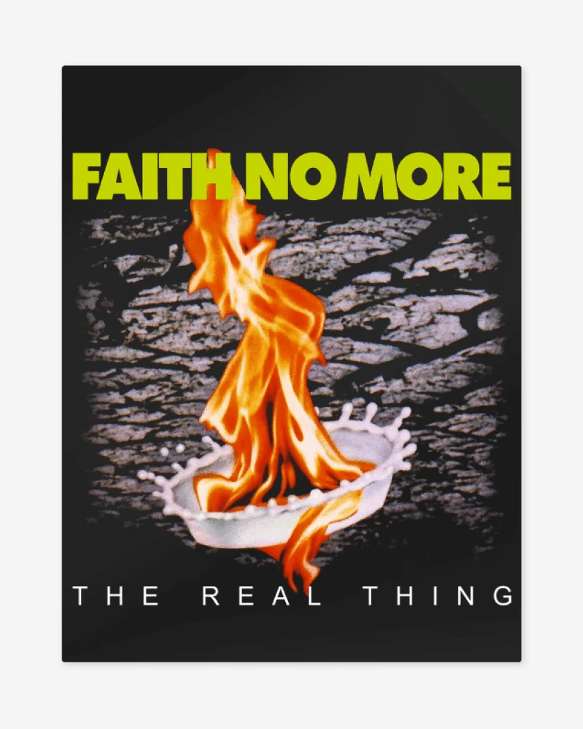 Print metalico Negro de The Real Thing