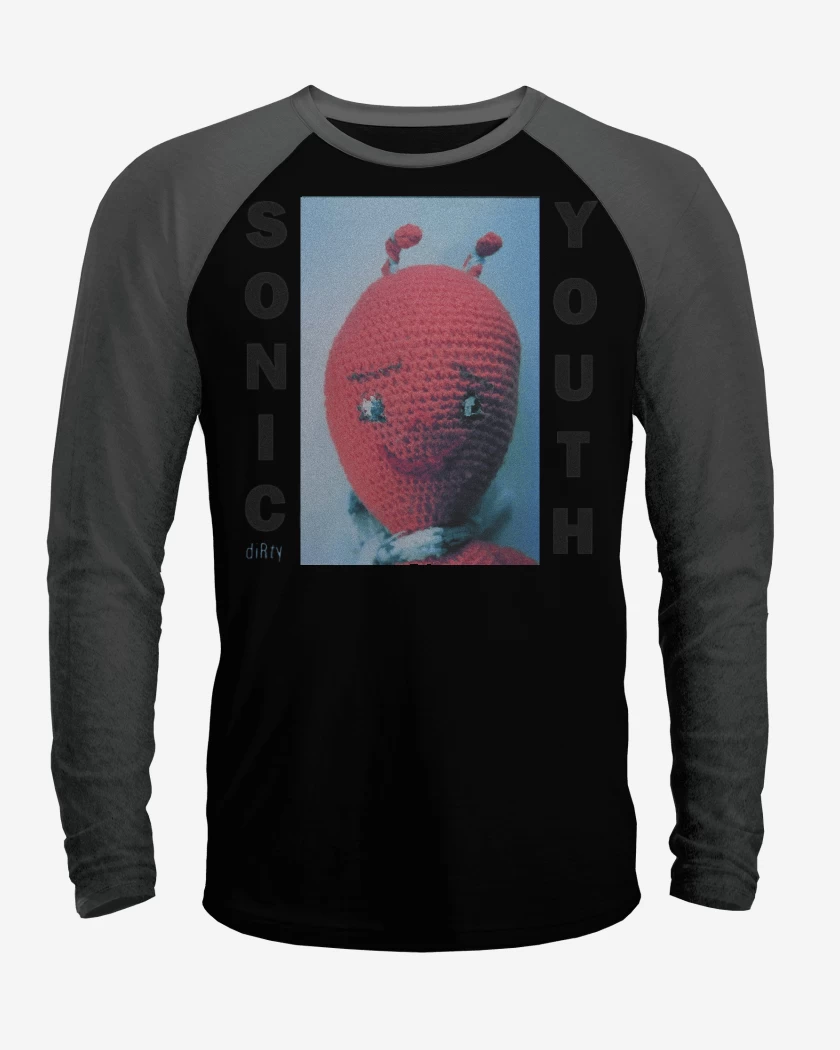 Polera Raglan Negro / Negro Heather de Dirty