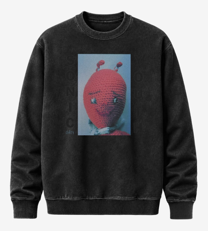 Poleron Polo Acid Wash Negro de Dirty