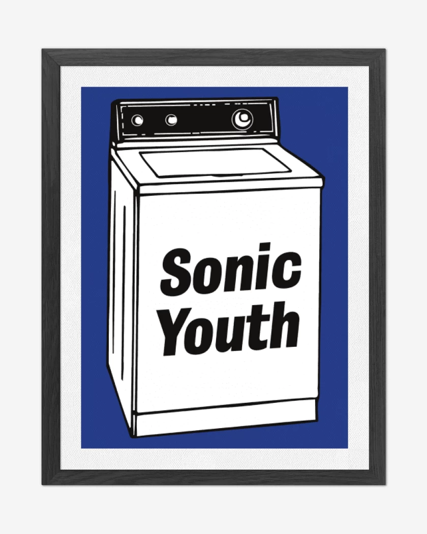 Cuadro decorativo Azul Rey de Washing Machine