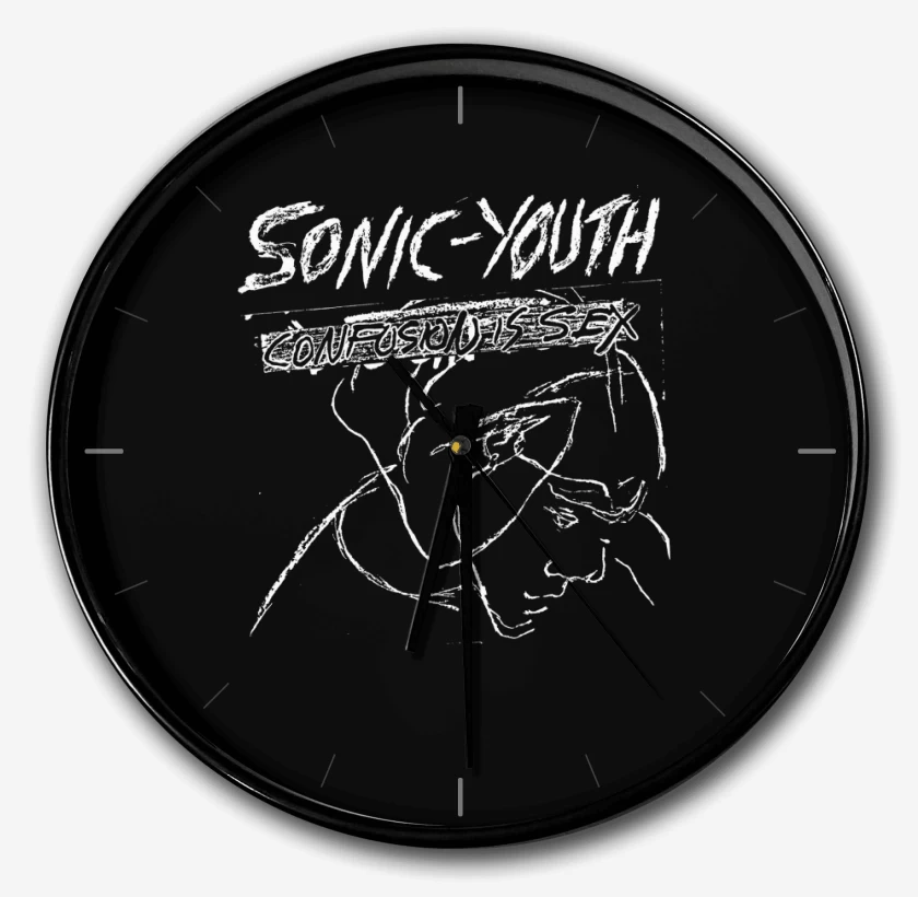 Reloj Negro de Confusion Is
