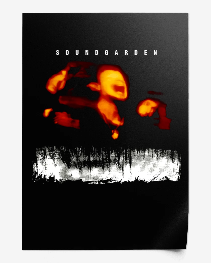 Print Negro de Superunknown