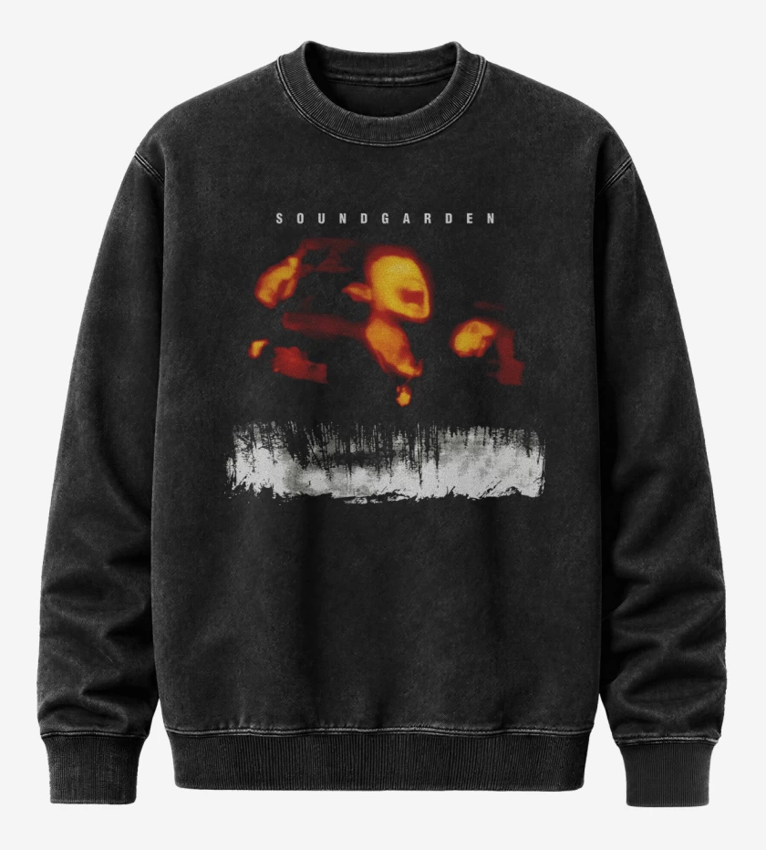 Poleron Polo Acid Wash Negro de Superunknown