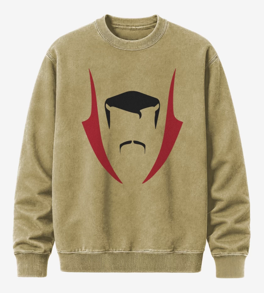 Poleron Polo Acid Wash Beige de Doctor strange