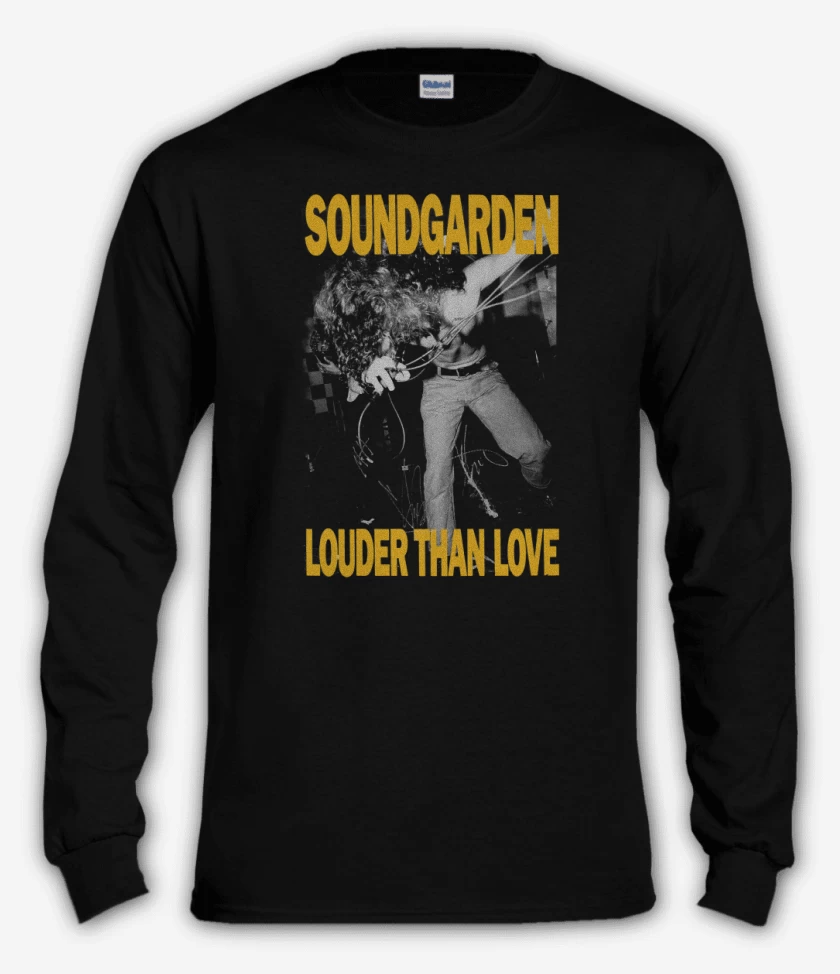 Polera manga larga Negro de Louder Than Love