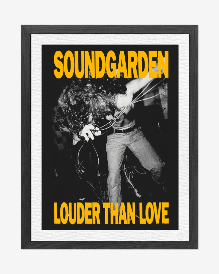 Cuadro decorativo Negro de Louder Than Love
