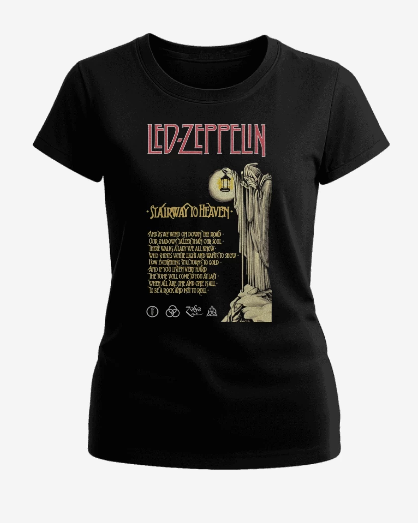 Polera de Mujer Negro de Stairway to Heaven