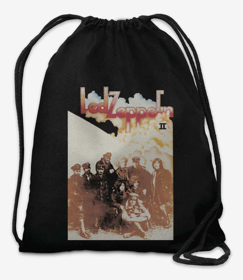 Mochila Negro de Led Zeppelin II