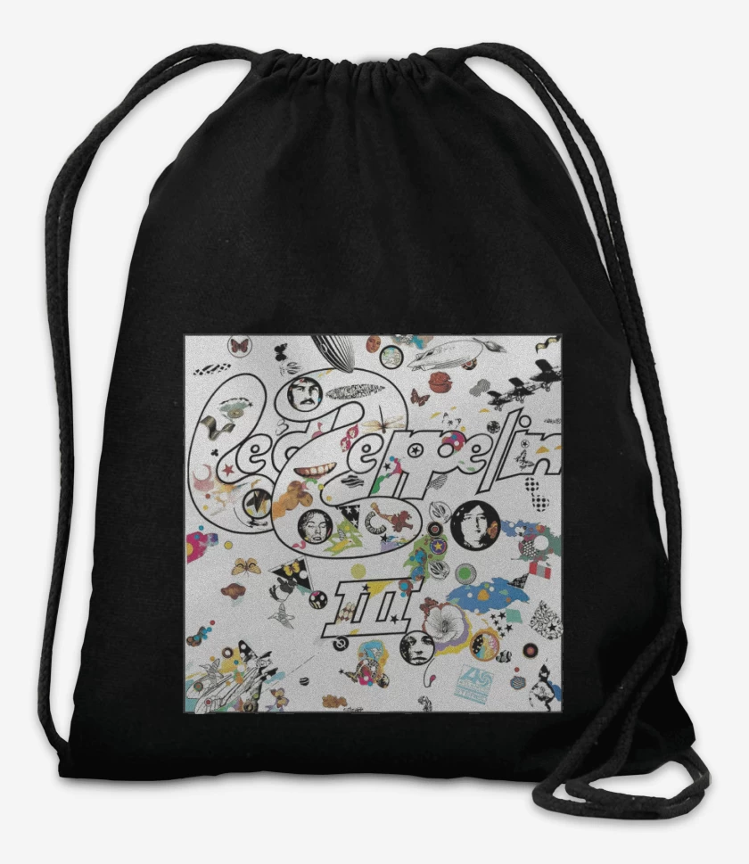 Mochila Negro de Led Zeppelin III