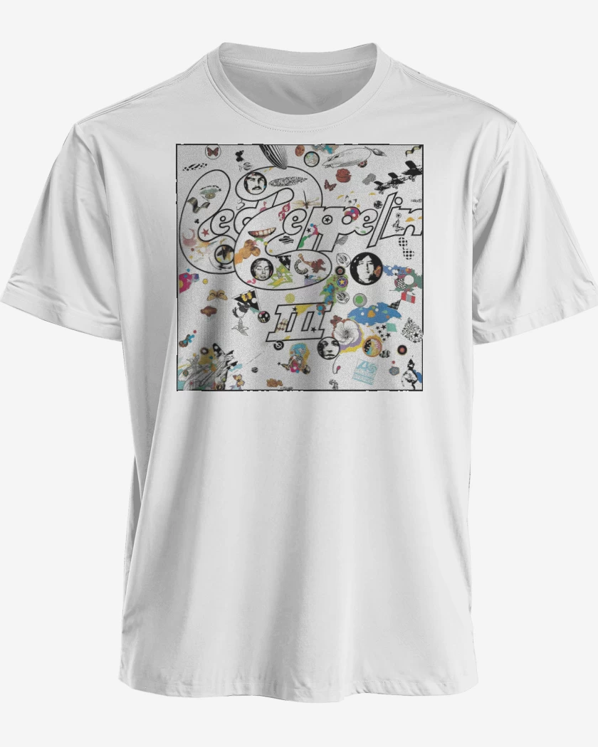 Polera premium Blanco de Led Zeppelin III