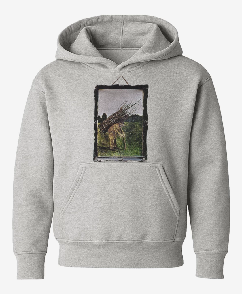 Poleron de niño Gris Melange de Led Zeppelin IV