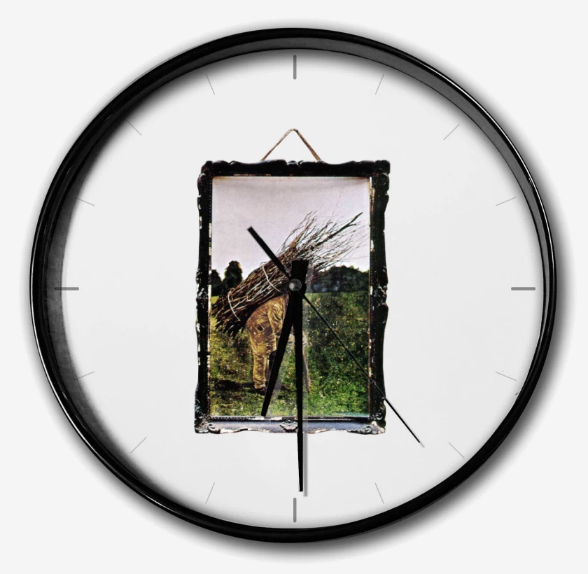 Reloj Blanco de Led Zeppelin IV