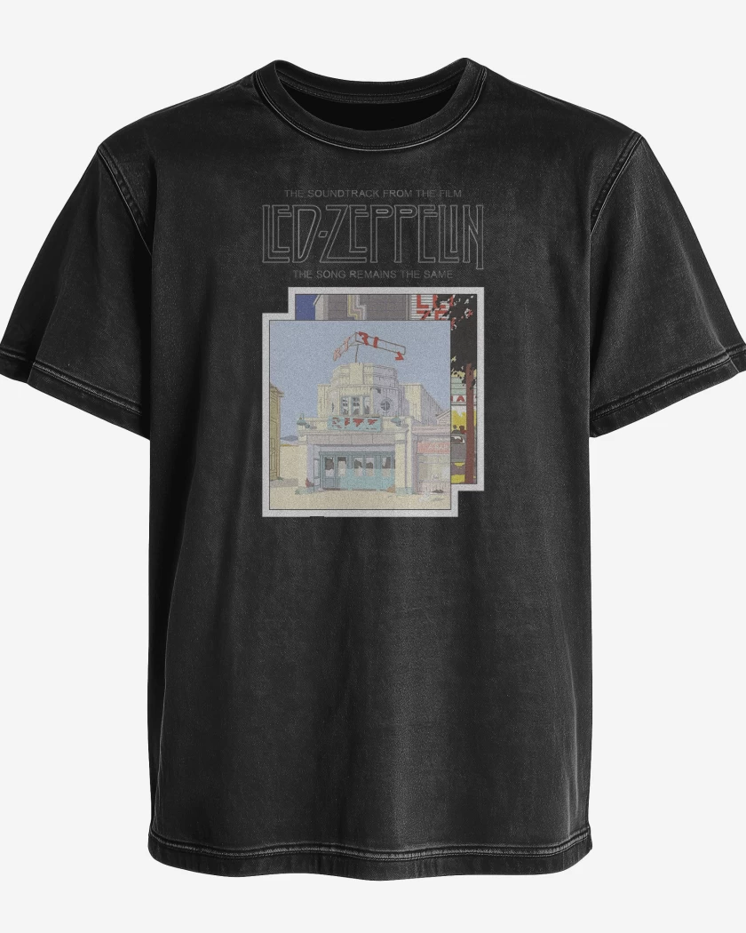 Polera desgastada The Song Remains The Same