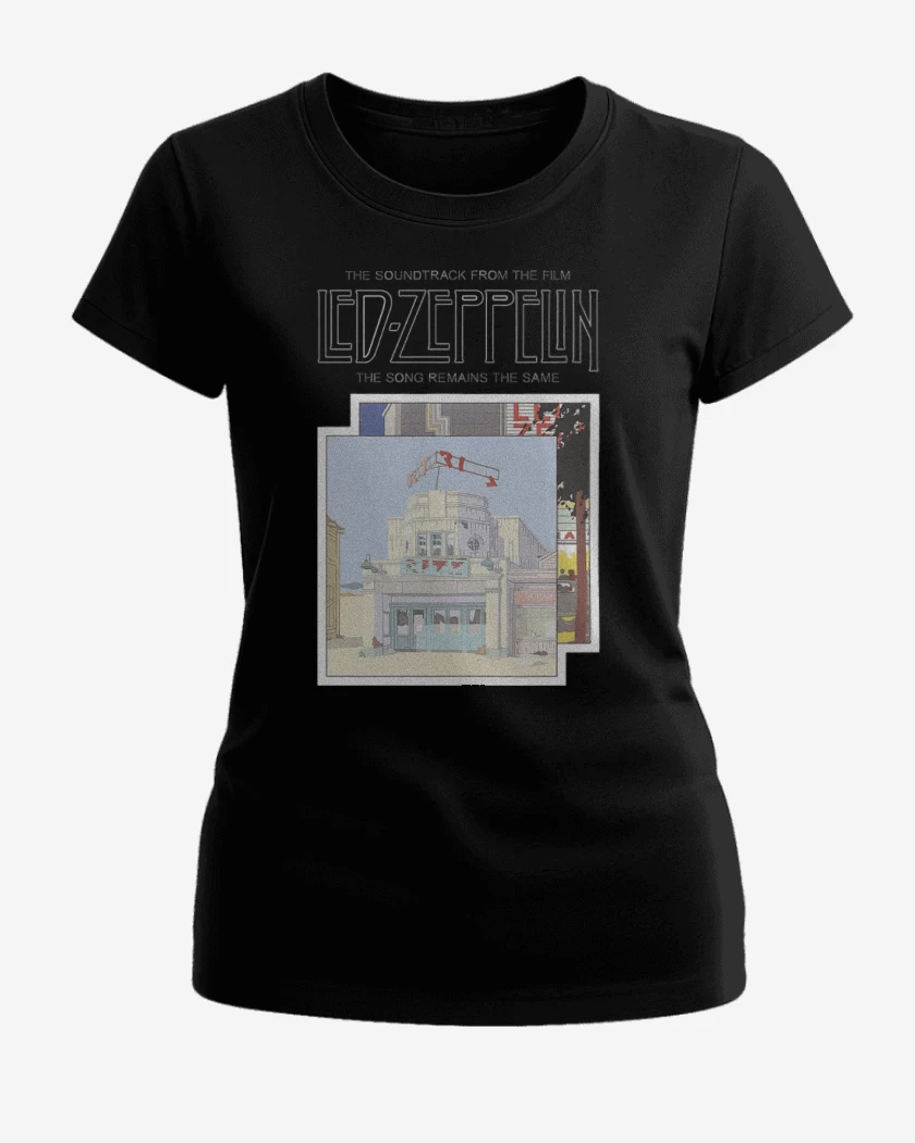 Polera de Mujer Negro de The Song Remains The Same