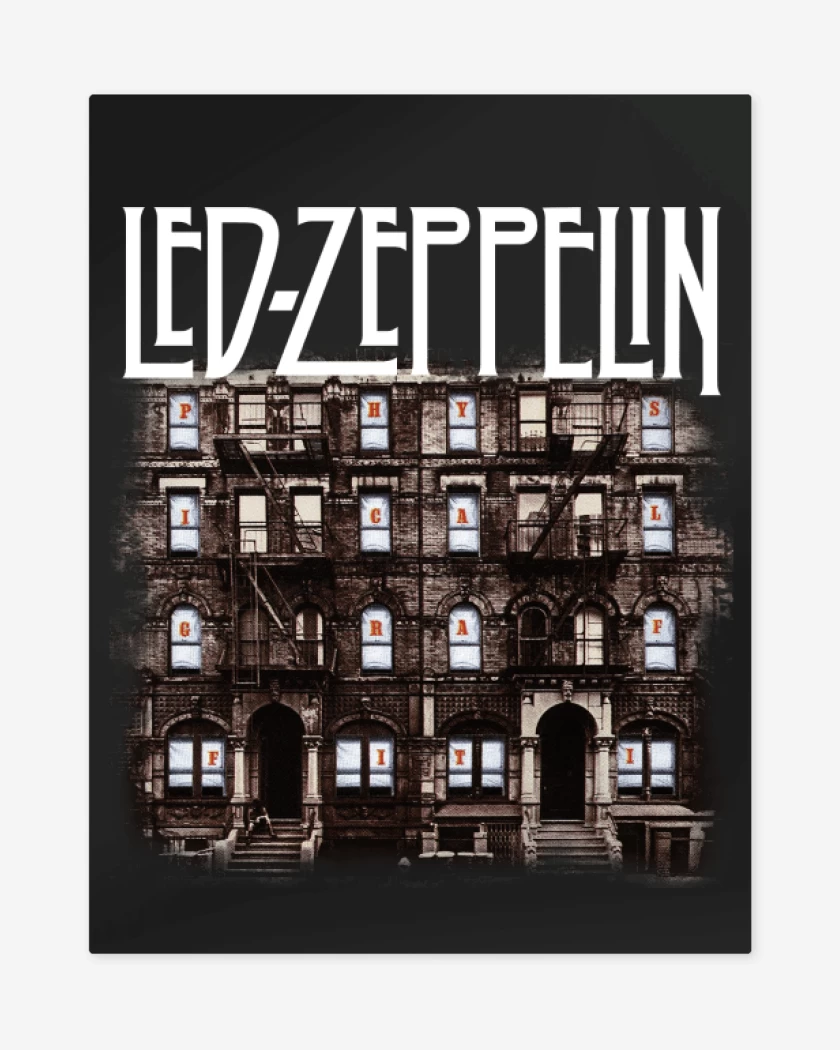 Print metalico Negro de Physical Graffiti