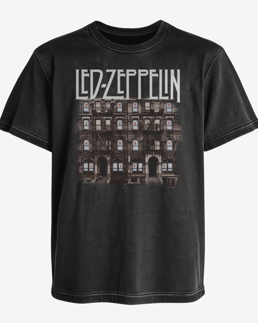 Polera desgastada Physical Graffiti