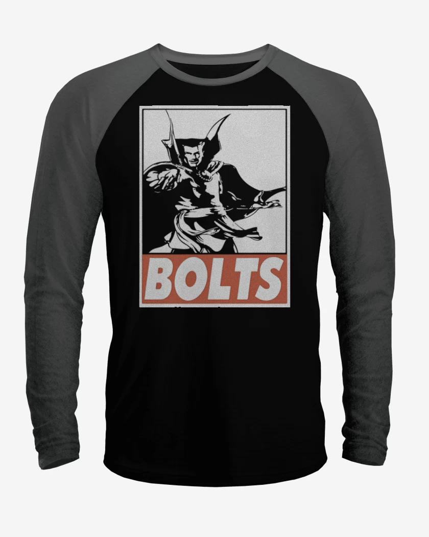 Polera Raglan Negro / Negro Heather de Doctor strange 2