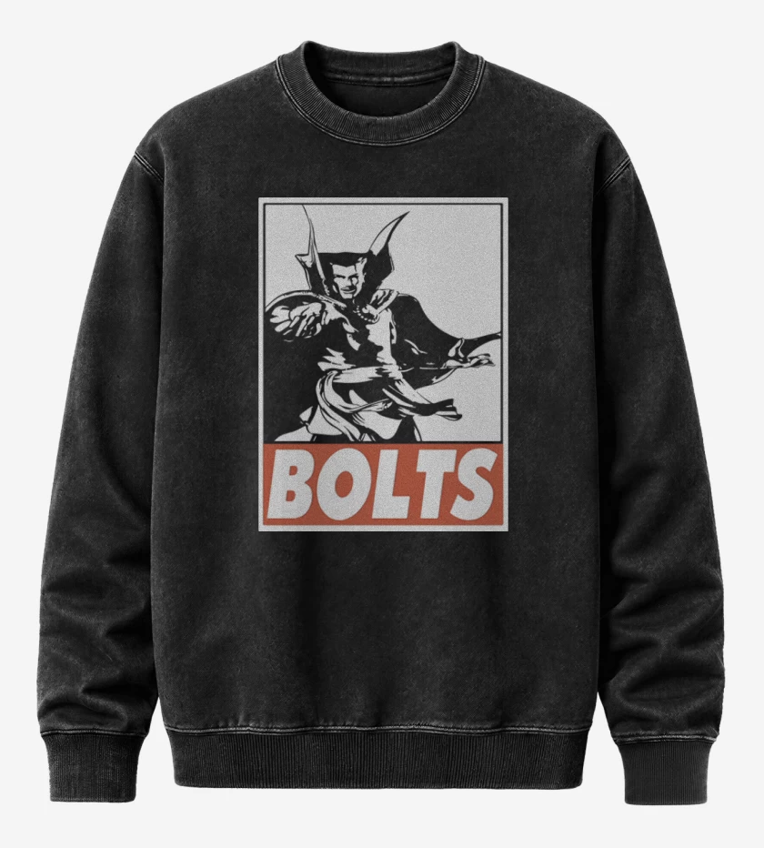 Poleron Polo Acid Wash Negro de Doctor strange 2