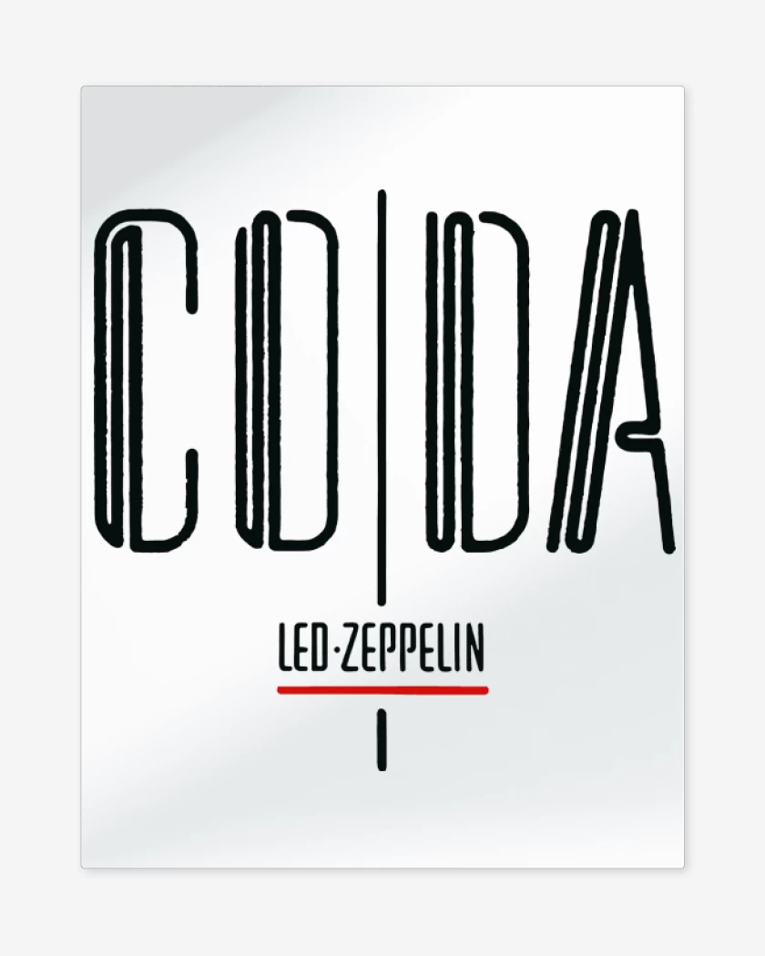 Print metalico Blanco de CODA