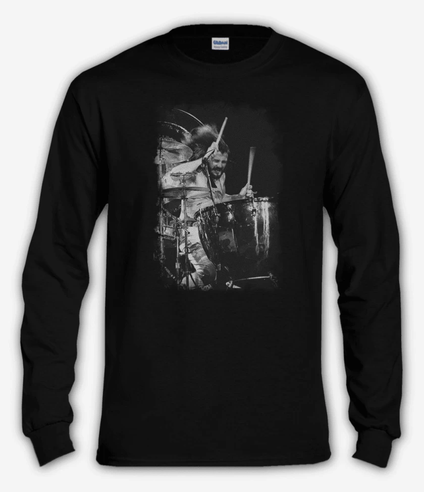 Polera manga larga Negro de John Bonham