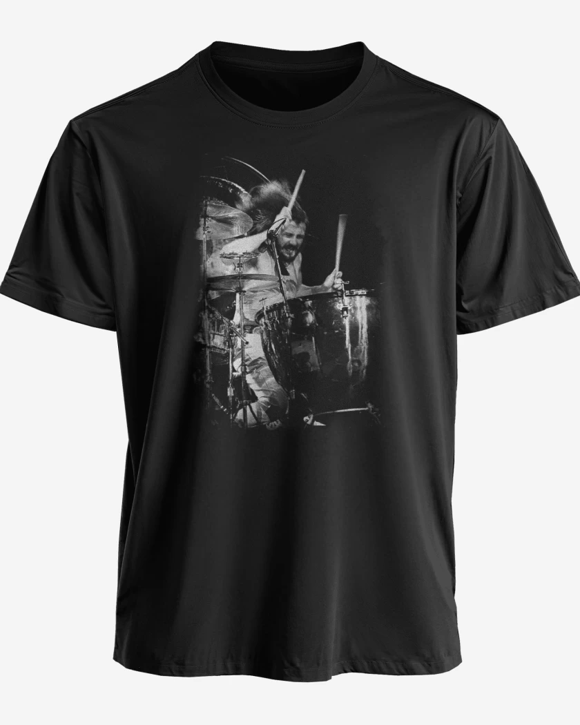 Polera premium Negro de John Bonham