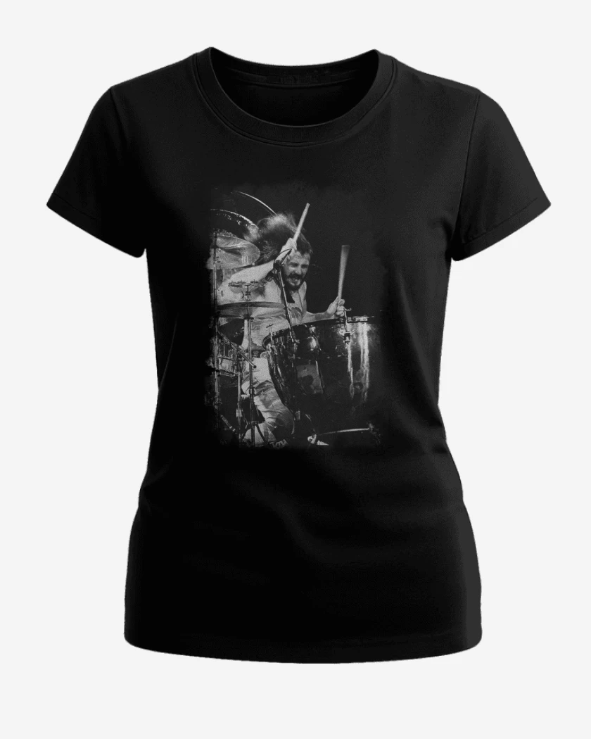 Polera de Mujer Negro de John Bonham