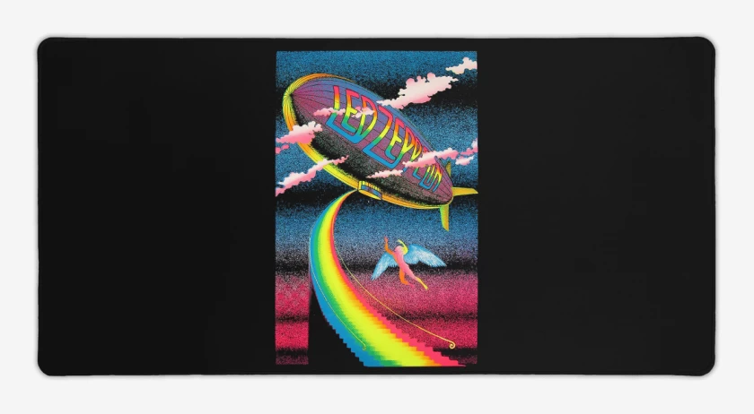 Mouse pad Gamer Negro de Magic Zeppelin