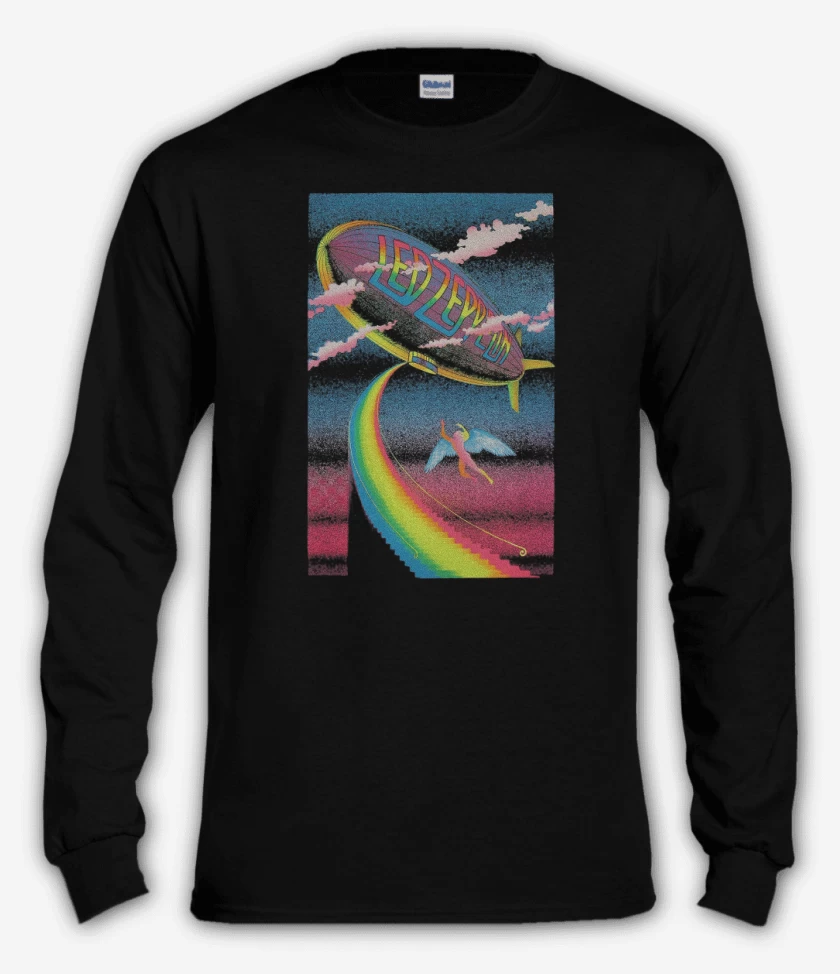 Polera manga larga Negro de Magic Zeppelin