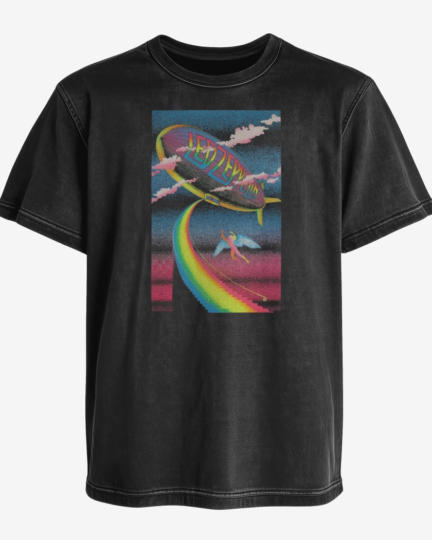 Polera desgastada Magic Zeppelin