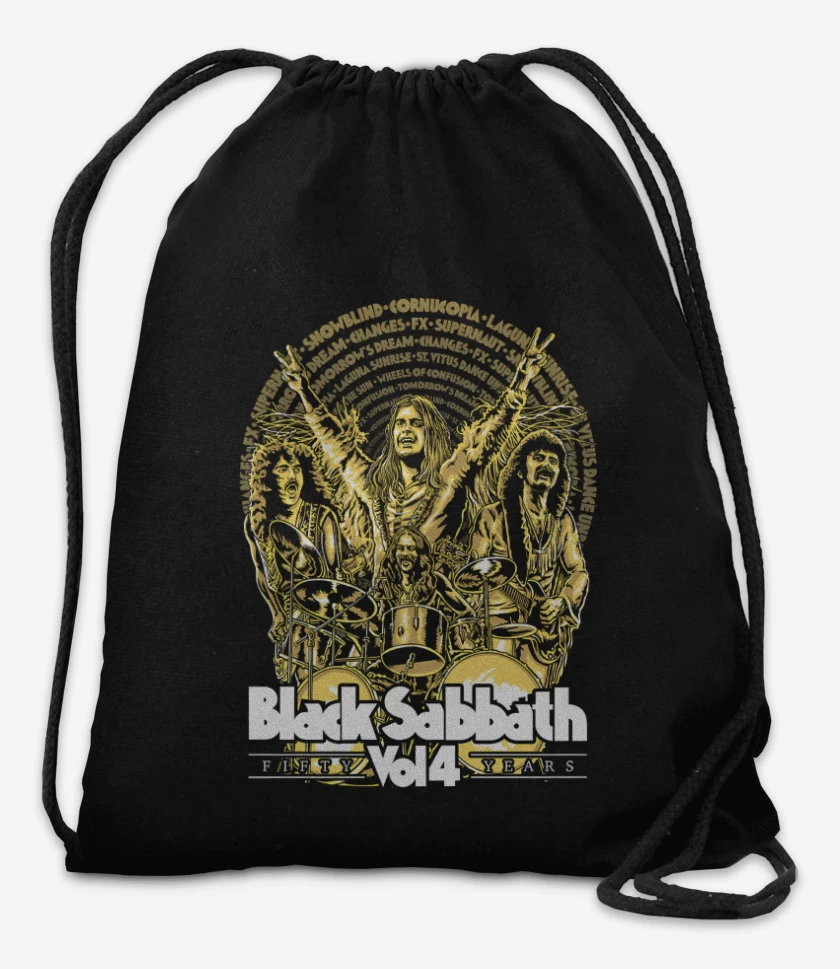 Mochila Negro de Black Sabbath Vol4